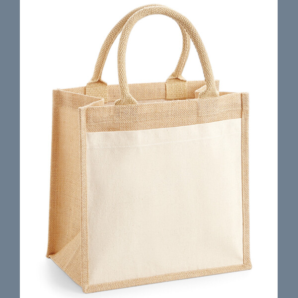 Westford Mill Pocket Jute Midi Tote