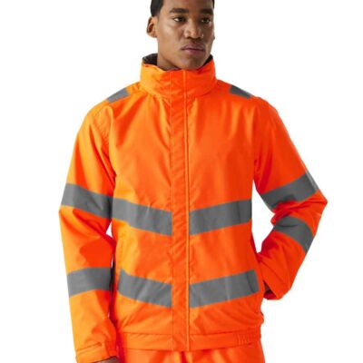 Regatta High Visibility Pro Contract Dover Jacket Thumbnail