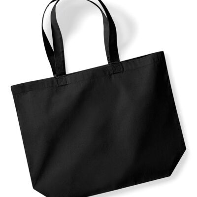 Organic premium cotton maxi tote Thumbnail